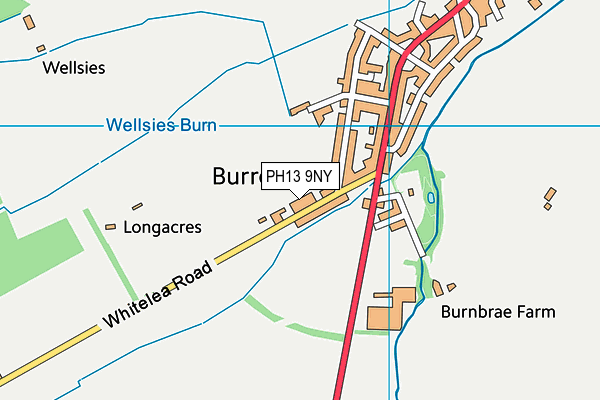 PH13 9NY map - OS VectorMap District (Ordnance Survey) PH13 9NY map - OS VectorMap District (Ordnance Survey)