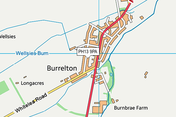 PH13 9PA map - OS VectorMap District (Ordnance Survey) PH13 9PA map - OS VectorMap District (Ordnance Survey)