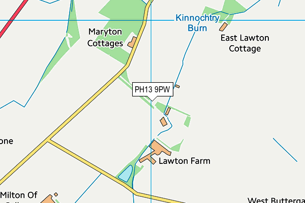 PH13 9PW map - OS VectorMap District (Ordnance Survey) PH13 9PW map - OS VectorMap District (Ordnance Survey)