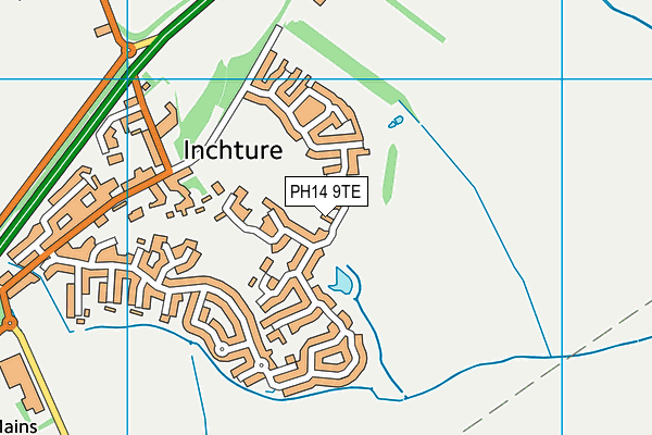 PH14 9TE map - OS VectorMap District (Ordnance Survey) PH14 9TE map - OS VectorMap District (Ordnance Survey)