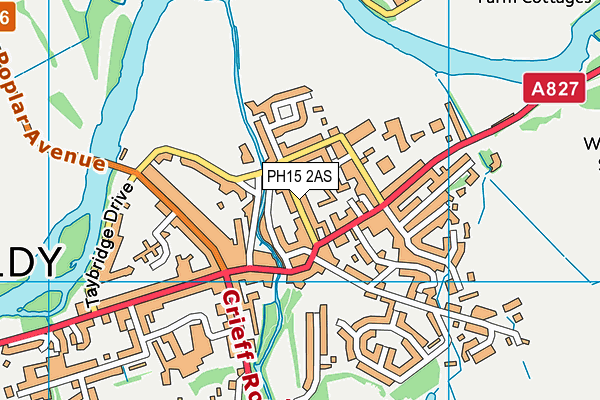 PH15 2AS map - OS VectorMap District (Ordnance Survey) PH15 2AS map - OS VectorMap District (Ordnance Survey)