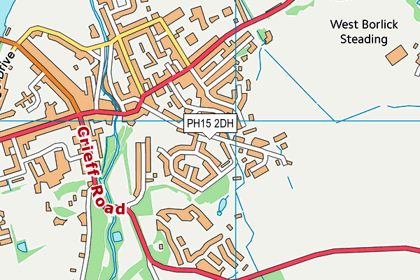 PH15 2DH map - OS VectorMap District (Ordnance Survey)