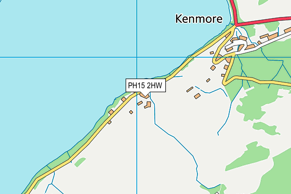 PH15 2HW map - OS VectorMap District (Ordnance Survey)