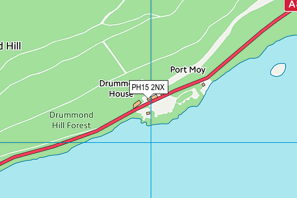 PH15 2NX map - OS VectorMap District (Ordnance Survey) PH15 2NX map - OS VectorMap District (Ordnance Survey)