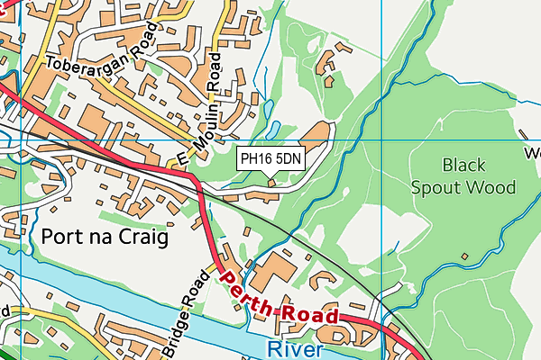 PH16 5DN map - OS VectorMap District (Ordnance Survey) PH16 5DN map - OS VectorMap District (Ordnance Survey)