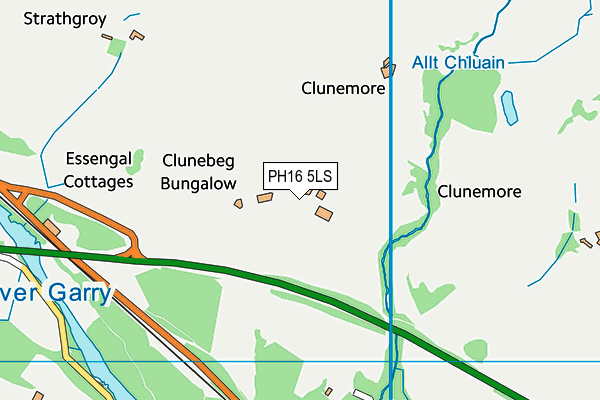 PH16 5LS map - OS VectorMap District (Ordnance Survey) PH16 5LS map - OS VectorMap District (Ordnance Survey)