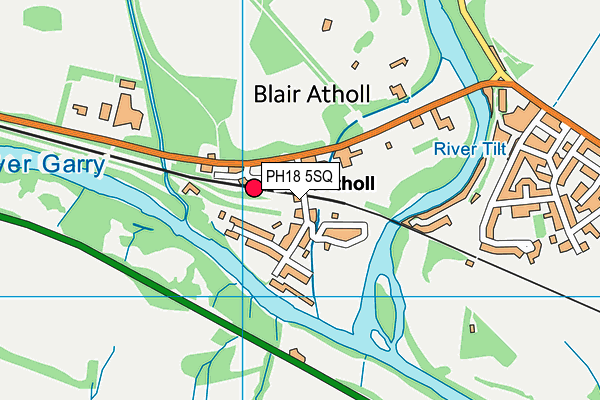 PH18 5SQ map - OS VectorMap District (Ordnance Survey) PH18 5SQ map - OS VectorMap District (Ordnance Survey)