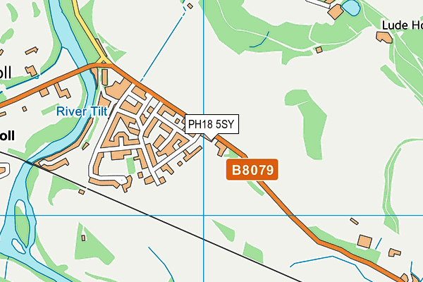 PH18 5SY map - OS VectorMap District (Ordnance Survey) PH18 5SY map - OS VectorMap District (Ordnance Survey)