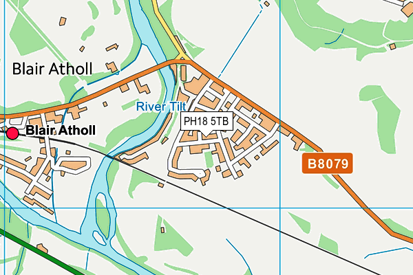 PH18 5TB map - OS VectorMap District (Ordnance Survey) PH18 5TB map - OS VectorMap District (Ordnance Survey)