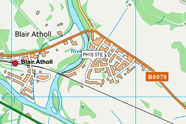 PH18 5TE map - OS VectorMap District (Ordnance Survey) PH18 5TE map - OS VectorMap District (Ordnance Survey)