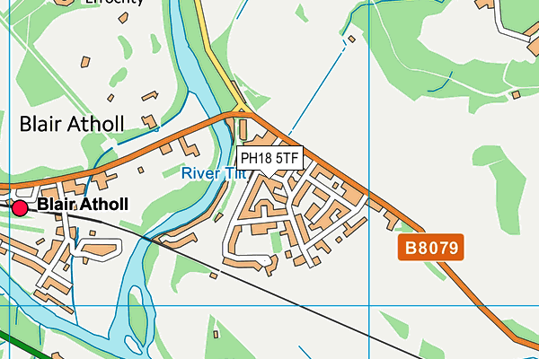 PH18 5TF map - OS VectorMap District (Ordnance Survey) PH18 5TF map - OS VectorMap District (Ordnance Survey)