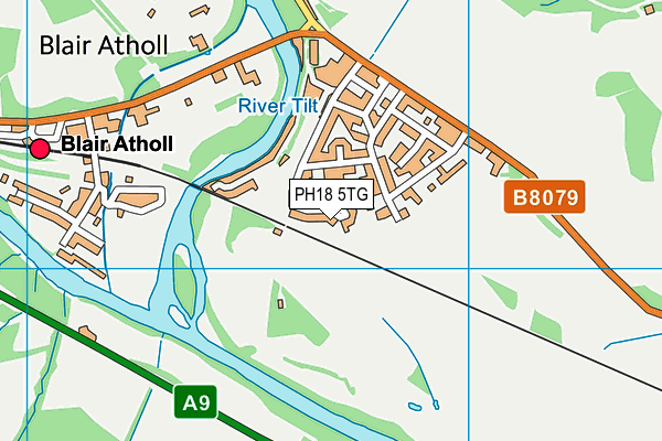 PH18 5TG map - OS VectorMap District (Ordnance Survey) PH18 5TG map - OS VectorMap District (Ordnance Survey)