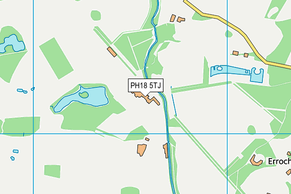 PH18 5TJ map - OS VectorMap District (Ordnance Survey) PH18 5TJ map - OS VectorMap District (Ordnance Survey)
