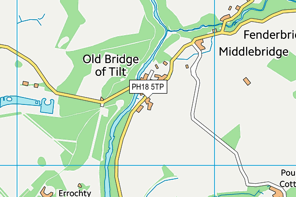 PH18 5TP map - OS VectorMap District (Ordnance Survey) PH18 5TP map - OS VectorMap District (Ordnance Survey)