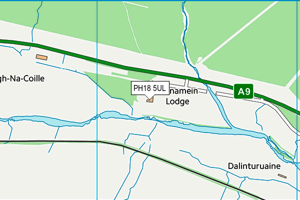PH18 5UL map - OS VectorMap District (Ordnance Survey) PH18 5UL map - OS VectorMap District (Ordnance Survey)