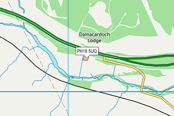 PH18 5UQ map - OS VectorMap District (Ordnance Survey) PH18 5UQ map - OS VectorMap District (Ordnance Survey)
