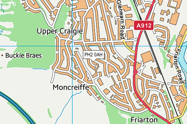 PH2 0AH map - OS VectorMap District (Ordnance Survey) PH2 0AH map - OS VectorMap District (Ordnance Survey)