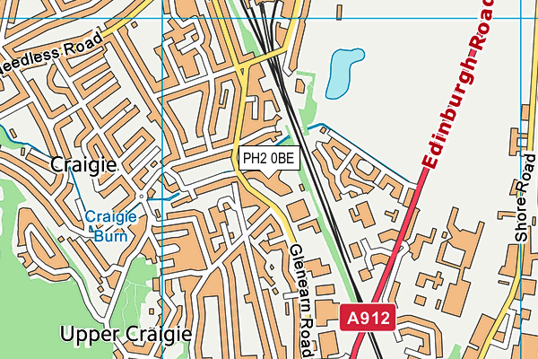 PH2 0BE map - OS VectorMap District (Ordnance Survey) PH2 0BE map - OS VectorMap District (Ordnance Survey)