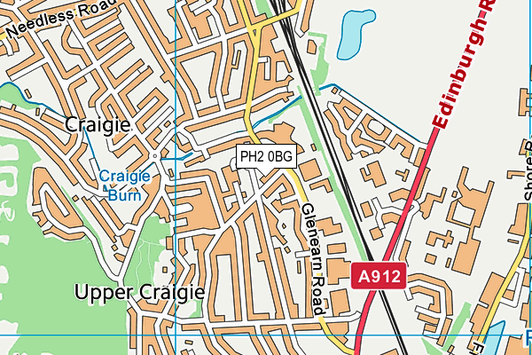 PH2 0BG map - OS VectorMap District (Ordnance Survey) PH2 0BG map - OS VectorMap District (Ordnance Survey)