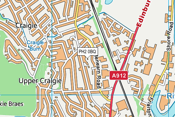 PH2 0BQ map - OS VectorMap District (Ordnance Survey) PH2 0BQ map - OS VectorMap District (Ordnance Survey)