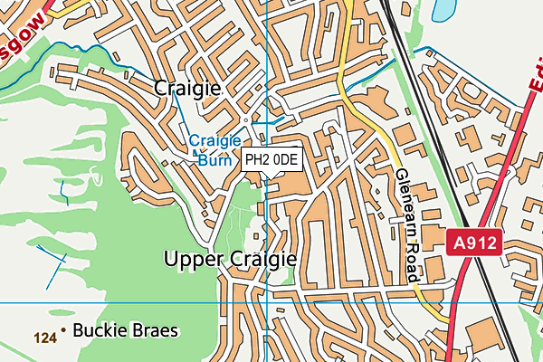 PH2 0DE map - OS VectorMap District (Ordnance Survey) PH2 0DE map - OS VectorMap District (Ordnance Survey)