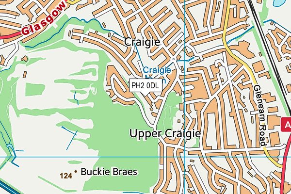 PH2 0DL map - OS VectorMap District (Ordnance Survey) PH2 0DL map - OS VectorMap District (Ordnance Survey)