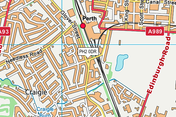 PH2 0DR map - OS VectorMap District (Ordnance Survey) PH2 0DR map - OS VectorMap District (Ordnance Survey)