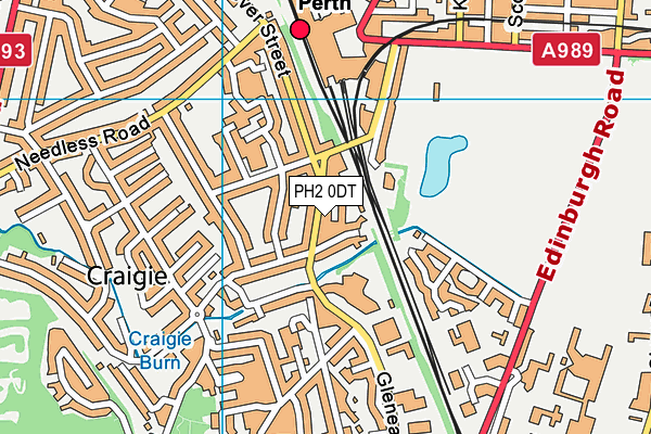 PH2 0DT map - OS VectorMap District (Ordnance Survey) PH2 0DT map - OS VectorMap District (Ordnance Survey)