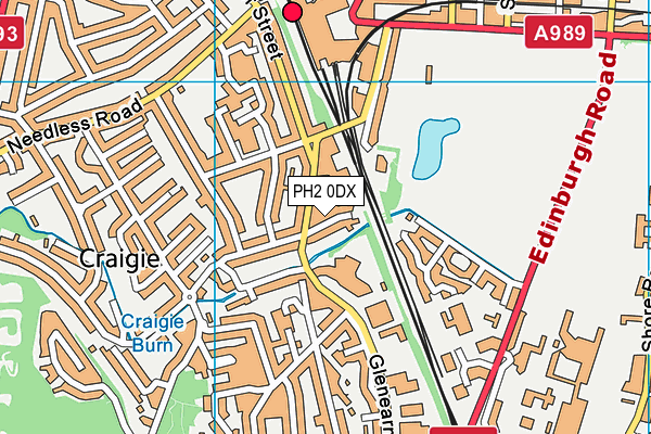 PH2 0DX map - OS VectorMap District (Ordnance Survey) PH2 0DX map - OS VectorMap District (Ordnance Survey)