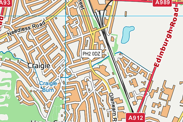 PH2 0DZ map - OS VectorMap District (Ordnance Survey) PH2 0DZ map - OS VectorMap District (Ordnance Survey)