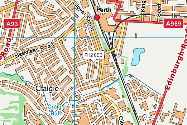 PH2 0ED map - OS VectorMap District (Ordnance Survey) PH2 0ED map - OS VectorMap District (Ordnance Survey)