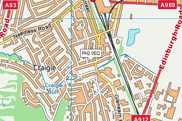 PH2 0EQ map - OS VectorMap District (Ordnance Survey) PH2 0EQ map - OS VectorMap District (Ordnance Survey)
