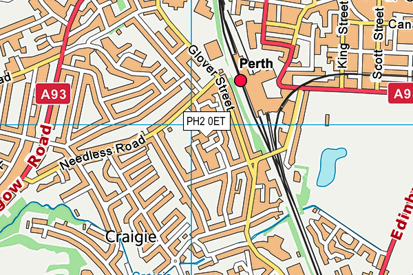 PH2 0ET map - OS VectorMap District (Ordnance Survey) PH2 0ET map - OS VectorMap District (Ordnance Survey)