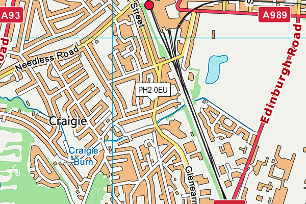 PH2 0EU map - OS VectorMap District (Ordnance Survey) PH2 0EU map - OS VectorMap District (Ordnance Survey)