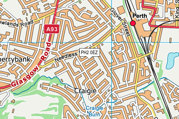PH2 0EZ map - OS VectorMap District (Ordnance Survey) PH2 0EZ map - OS VectorMap District (Ordnance Survey)