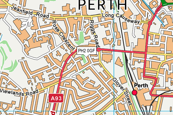 PH2 0GF map - OS VectorMap District (Ordnance Survey) PH2 0GF map - OS VectorMap District (Ordnance Survey)