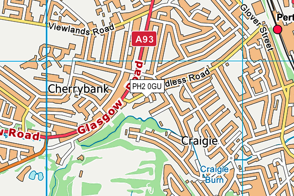 PH2 0GU map - OS VectorMap District (Ordnance Survey) PH2 0GU map - OS VectorMap District (Ordnance Survey)