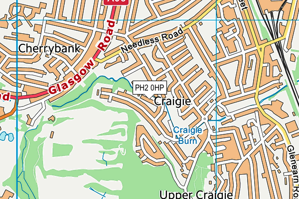 PH2 0HP map - OS VectorMap District (Ordnance Survey) PH2 0HP map - OS VectorMap District (Ordnance Survey)