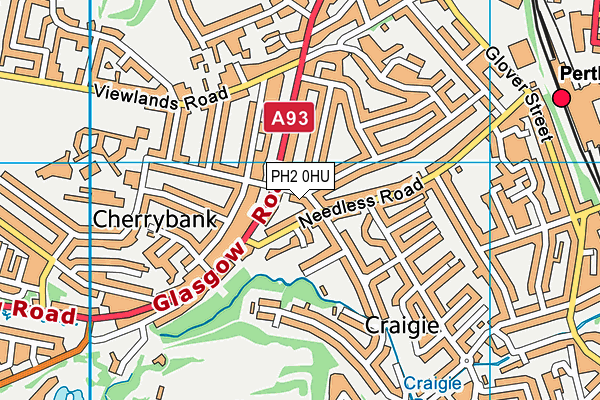 PH2 0HU map - OS VectorMap District (Ordnance Survey) PH2 0HU map - OS VectorMap District (Ordnance Survey)