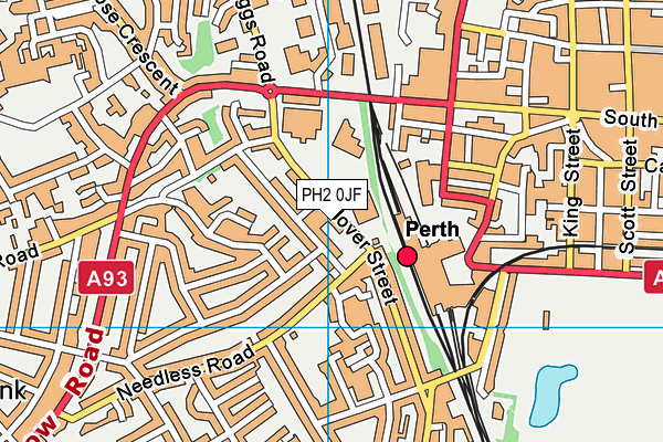 PH2 0JF map - OS VectorMap District (Ordnance Survey) PH2 0JF map - OS VectorMap District (Ordnance Survey)
