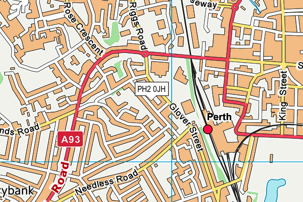 PH2 0JH map - OS VectorMap District (Ordnance Survey) PH2 0JH map - OS VectorMap District (Ordnance Survey)