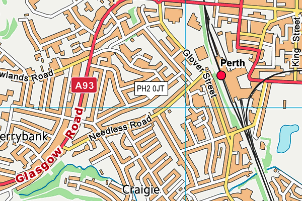 PH2 0JT map - OS VectorMap District (Ordnance Survey) PH2 0JT map - OS VectorMap District (Ordnance Survey)