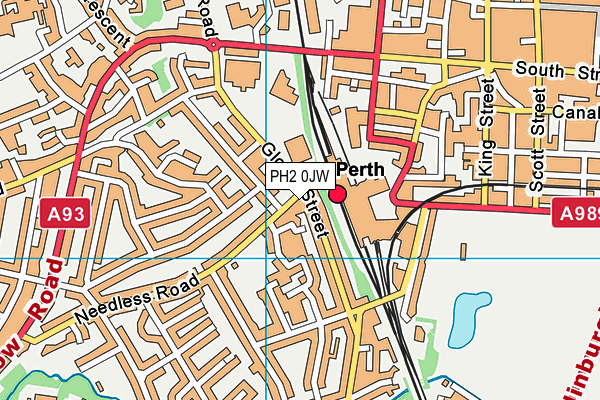 PH2 0JW map - OS VectorMap District (Ordnance Survey) PH2 0JW map - OS VectorMap District (Ordnance Survey)