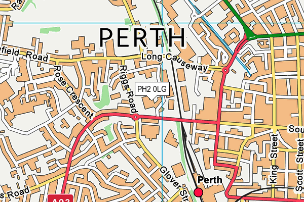 PH2 0LG map - OS VectorMap District (Ordnance Survey) PH2 0LG map - OS VectorMap District (Ordnance Survey)