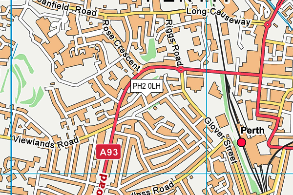 PH2 0LH map - OS VectorMap District (Ordnance Survey) PH2 0LH map - OS VectorMap District (Ordnance Survey)