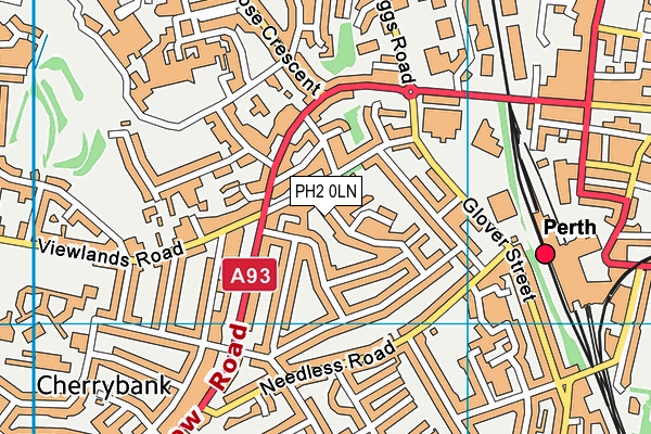 PH2 0LN map - OS VectorMap District (Ordnance Survey) PH2 0LN map - OS VectorMap District (Ordnance Survey)