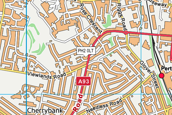 PH2 0LT map - OS VectorMap District (Ordnance Survey) PH2 0LT map - OS VectorMap District (Ordnance Survey)