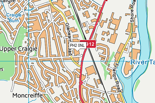 PH2 0NL map - OS VectorMap District (Ordnance Survey) PH2 0NL map - OS VectorMap District (Ordnance Survey)