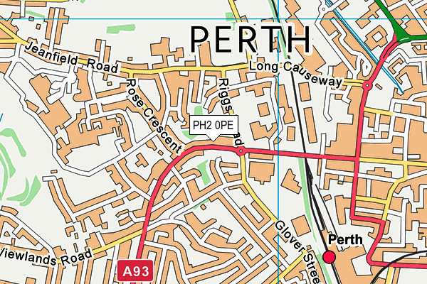 PH2 0PE map - OS VectorMap District (Ordnance Survey) PH2 0PE map - OS VectorMap District (Ordnance Survey)