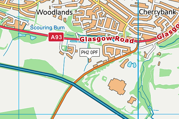 PH2 0PF map - OS VectorMap District (Ordnance Survey) PH2 0PF map - OS VectorMap District (Ordnance Survey)